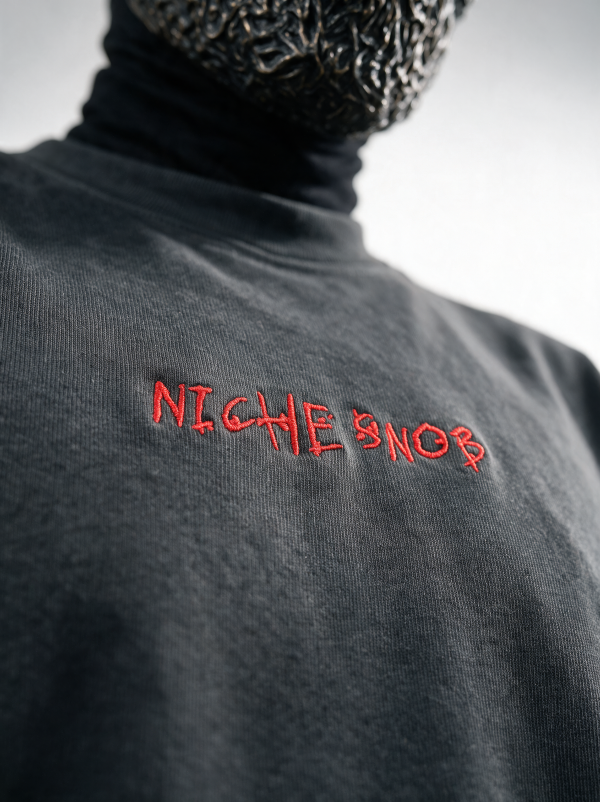 NICHE SNOB  Embroidered Heavyweight Tee