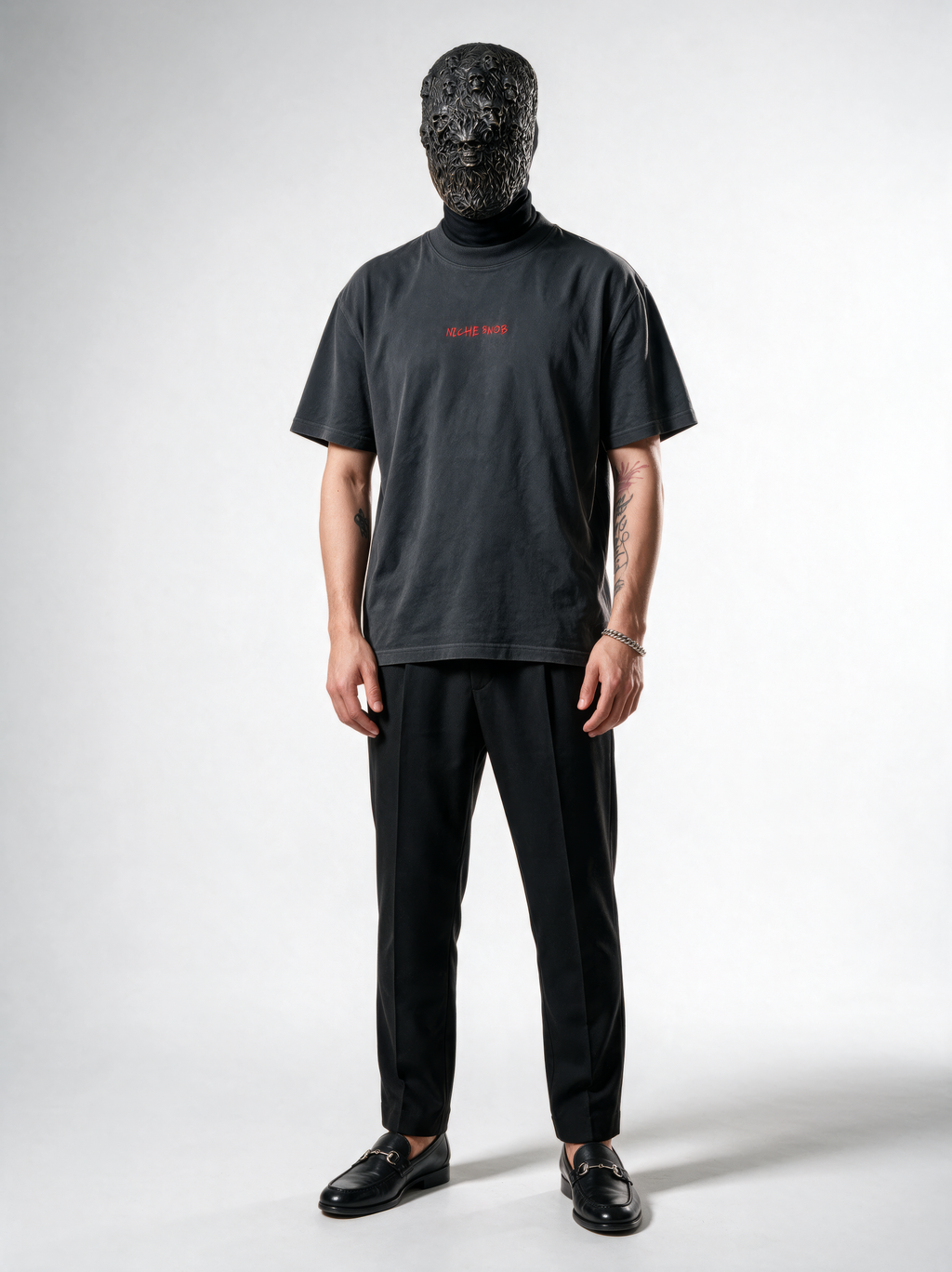 NICHE SNOB  Embroidered Heavyweight Tee
