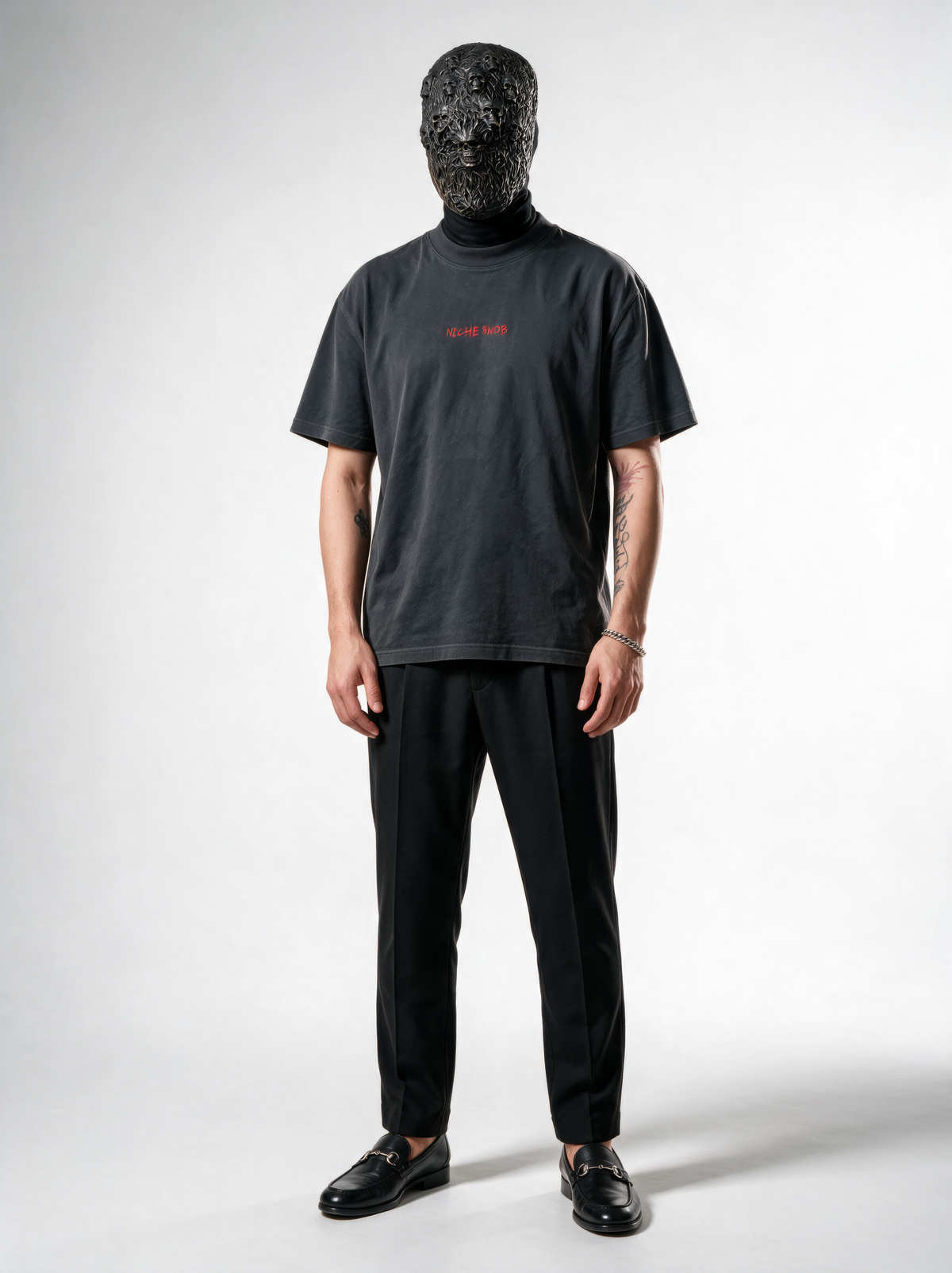 NICHE SNOB  Embroidered Heavyweight Tee