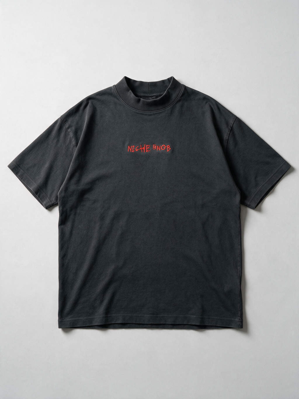 NICHE SNOB  Embroidered Heavyweight Tee