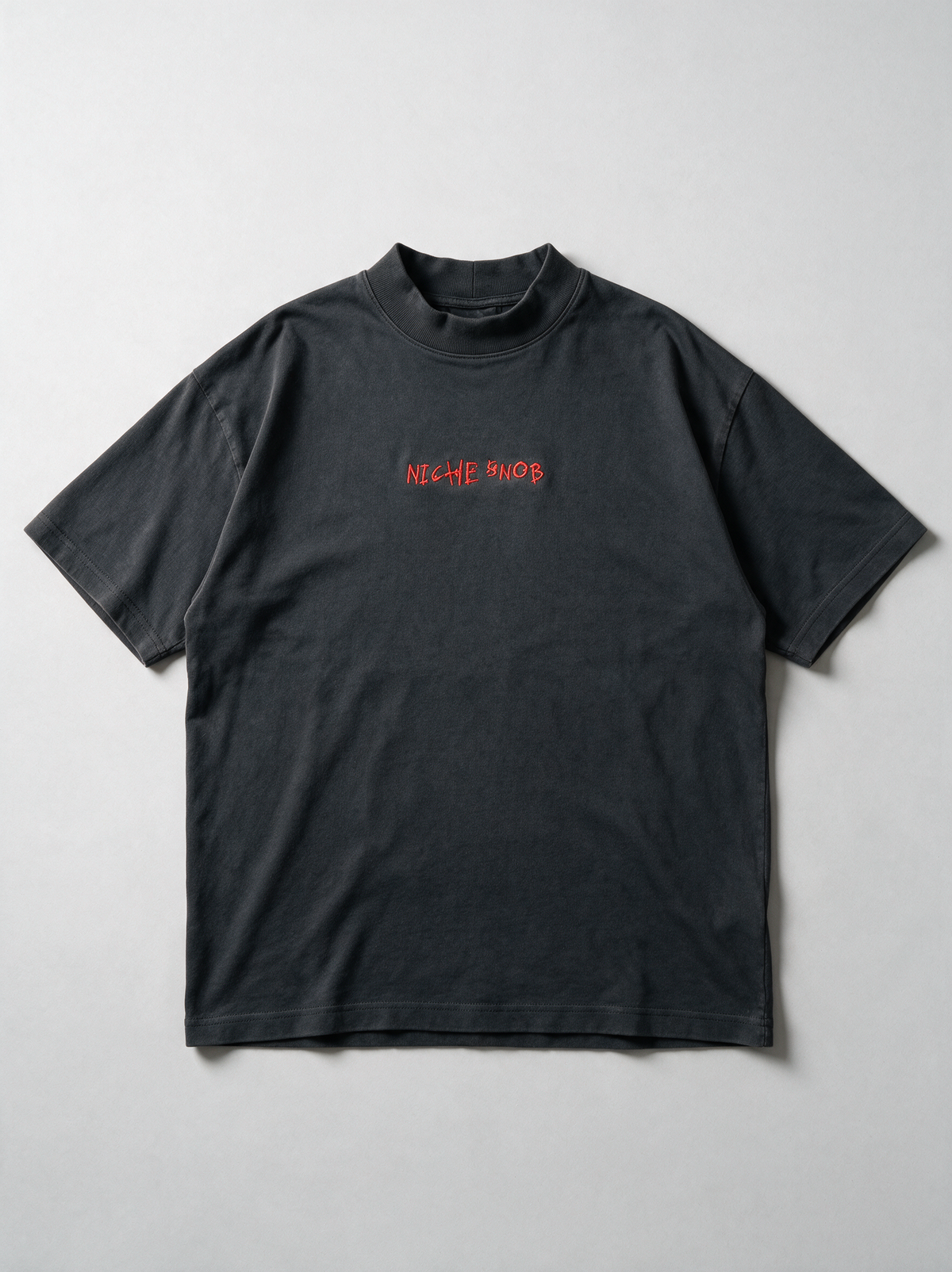 NICHE SNOB  Embroidered Heavyweight Tee